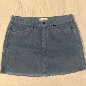 Women’s Carve Designs Blue Corduroy Skirt